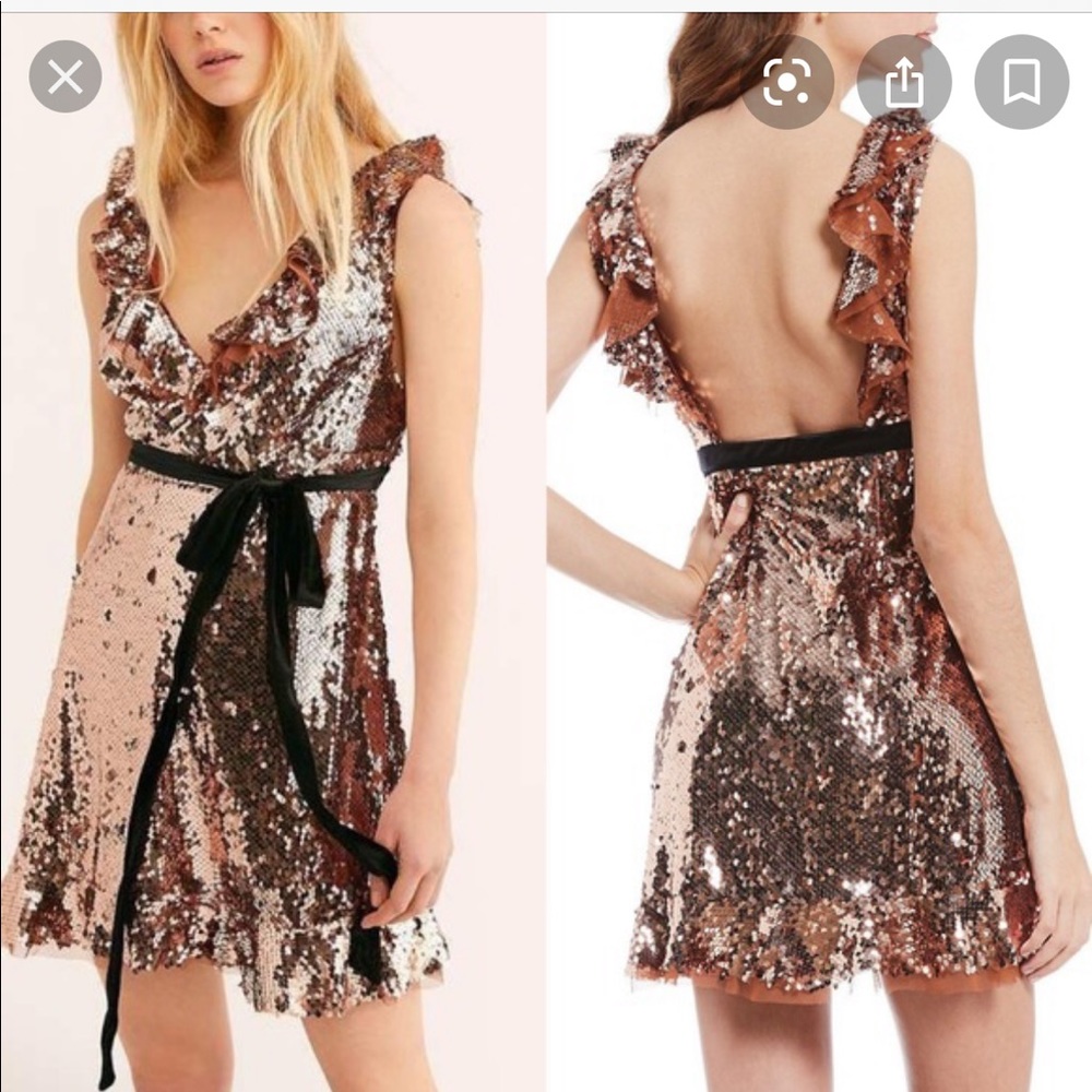 Free People Sequin Siren dress, size 8